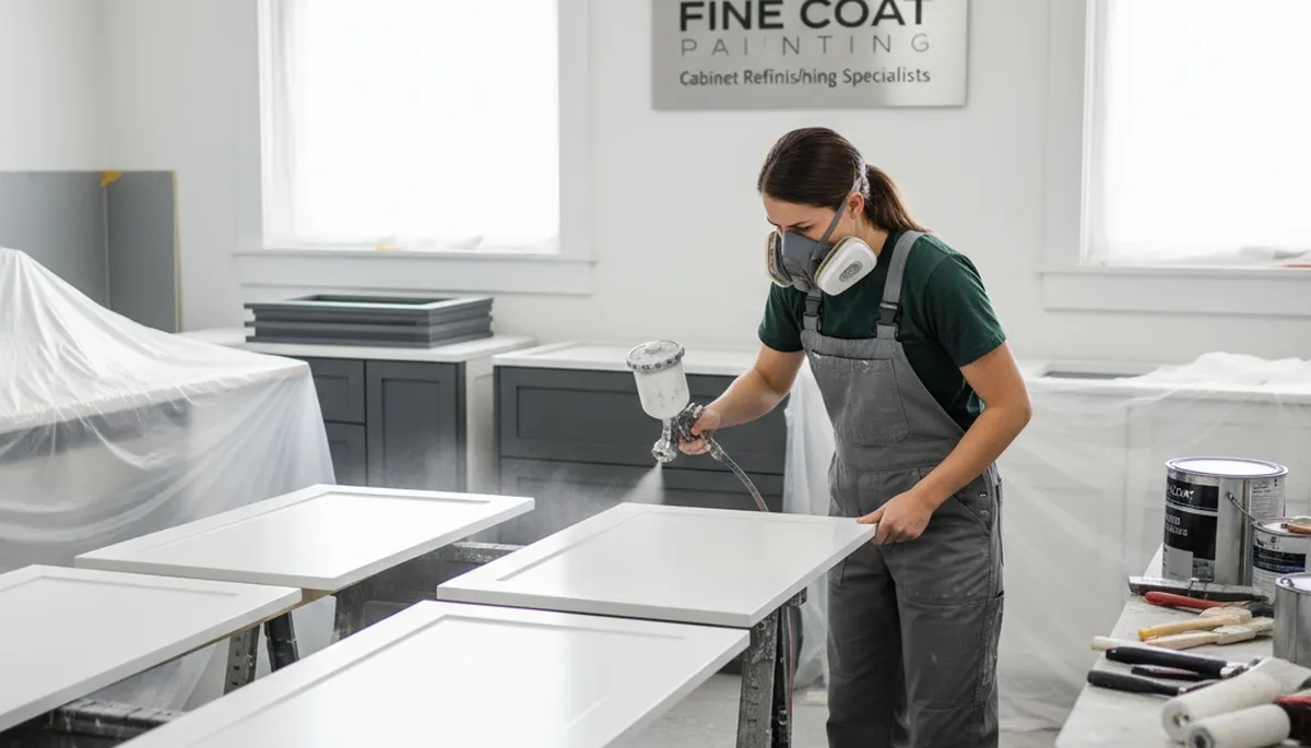 Cabinet painting in Virginia Beach, VA for durable, coastal-ready kitchen finishes