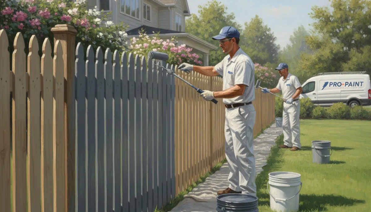 Fence painting service in Virginia Beach, VA for durable, weather-resistant exterior protection